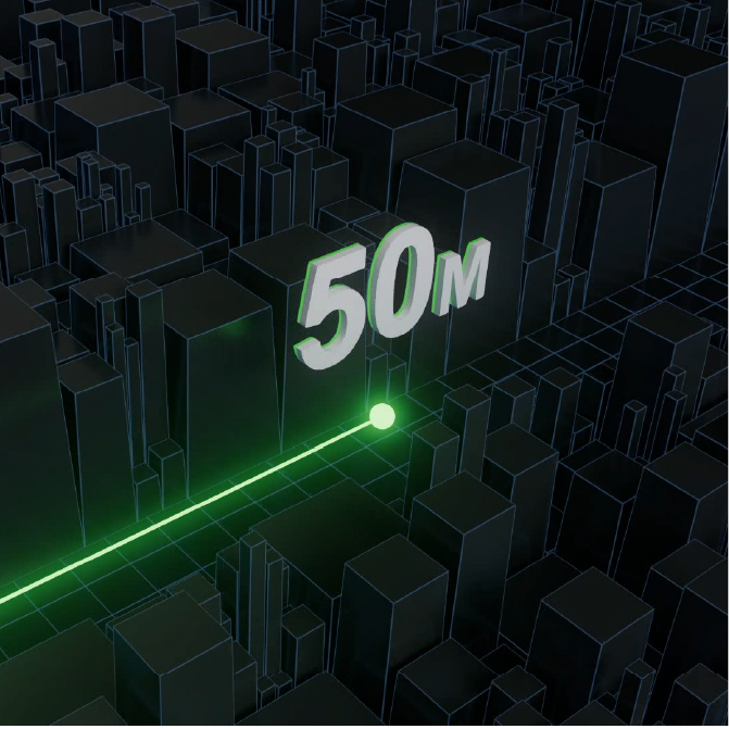 50米超远激光测量